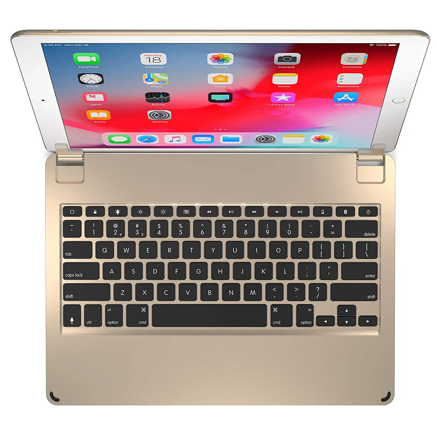 Чехол для iPad Pro 11 10,5 9,7 7 цветов с подсветкой 360 Rotatio Беспроводная Bluetooth клавиатура чехол для iPad 6th 5th Air 1 2