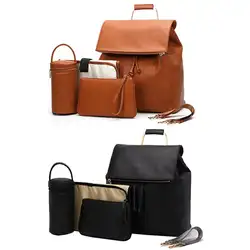 Высококачественная модная сумка из искусственной кожи для мам и мам, сумка для кормления, рюкзак для путешествий, дизайнерский рюкзак для