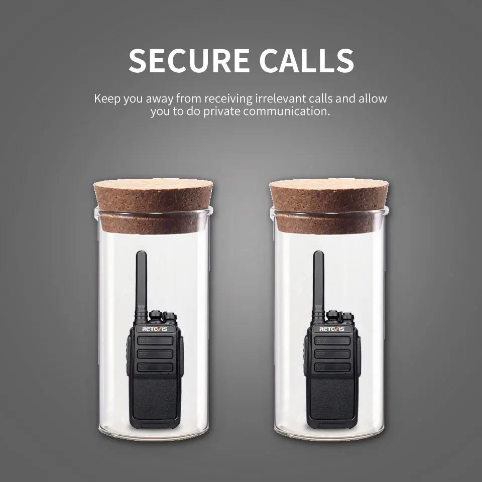 4 шт. портативная мини рация RETEVIS RT28 PMR Radio VOX PMR446/FRS с Micro USB зарядкой двухсторонняя