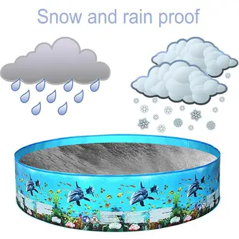 

Swimming Pool Solar Cover For Swimming Pool Waterproof Rainproof Dust Cover Anti Sunburn Ground Pool Rectangular Blanket