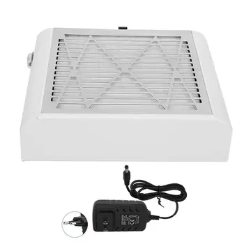 

Nail Dust Collector 40W Nail Vacuum Cleaner Strong Suction Pull-Out Filter Nail Art Vacuum Cleaner Manicure Tool Nails