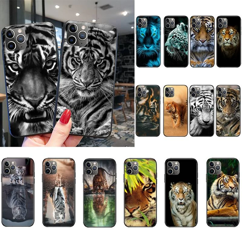 case iphone 6 Fashion Tiger Leopard Phone Case for iPhone 11 12 mini pro XS MAX 8 7 Plus X XS XR case for iphone 7