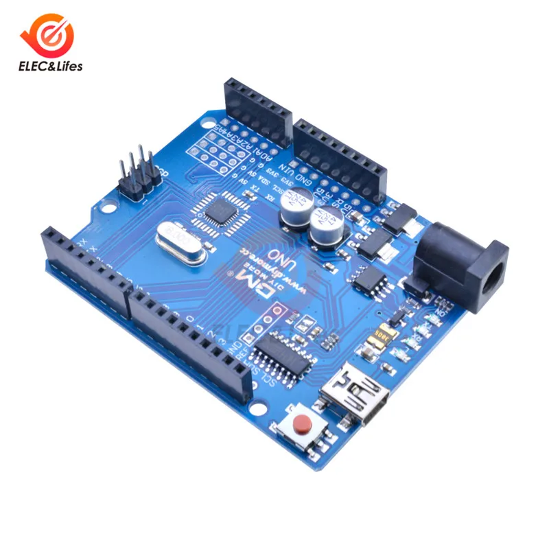 UNO R3 CH340G CH340 MEGA328P ATMEGA328 ATMEGA328P-16AU микроконтроллер 3,3 В 5 в мини USB кабель для Arduino модуль расширения