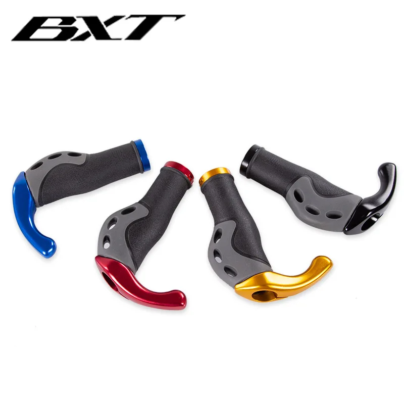BXT ручки для горного велосипеда MTB алюминиевые руля руль концы резиновые нажимные