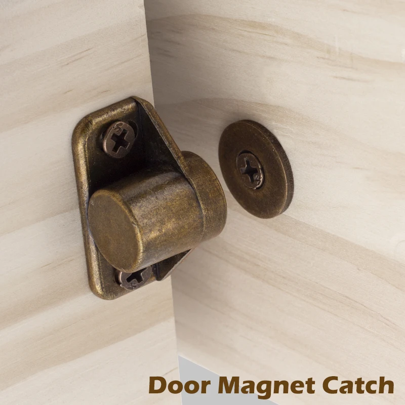KeenKee magnet door catch/stopper/closer furniture fittings rustic bronze strong 