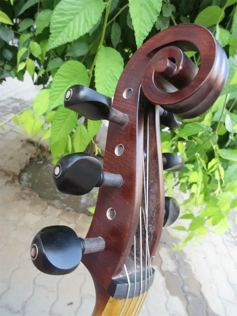 Baroque style SONG maestro 6 strings 25"viola da gamba of one piece back #14159