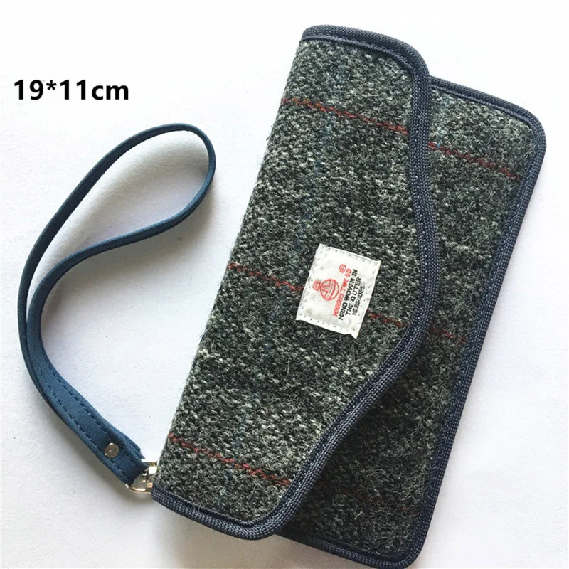 Woolen Faraday Key RFID Signal Blocker Bags Anti Radiation Protection Cell Phone Bag FOB Protector Pouch For Keyless Car BAG1051