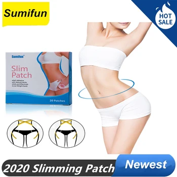 

20 pcs / Box Quick Slim Patch Belly Slim Patch Abdomen Slimming Fat Chinese Herbal Medical Plaster Weight Loss Products