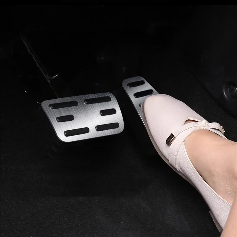 Car Accelerator GAS Pedal Brake Pedals Non-Drilling Cover Case Pads Trim For Honda City 2015 Accessories