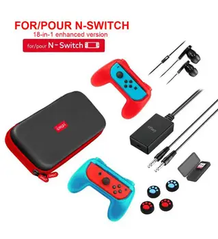 

IPEGA PG-9182 18-in-1 Game Set for N-Switch Grip Joy-with Headset Nintendo Switch Controller 2019 Newest