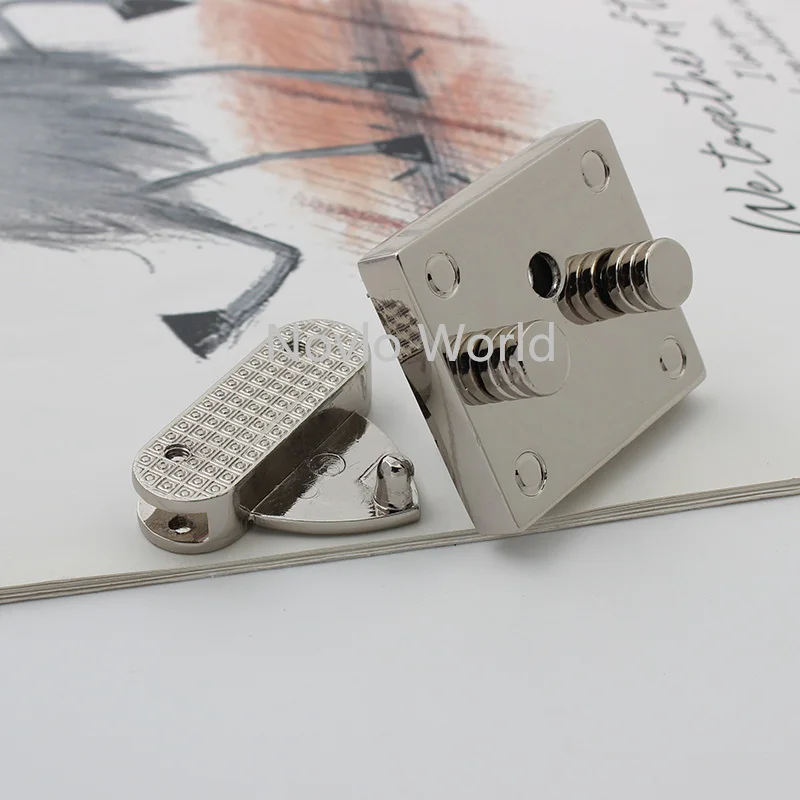 Nolvo World 2-10 pieces 48*39mm 4 colors Push bag lock Handbags lock hardware Locks for bags