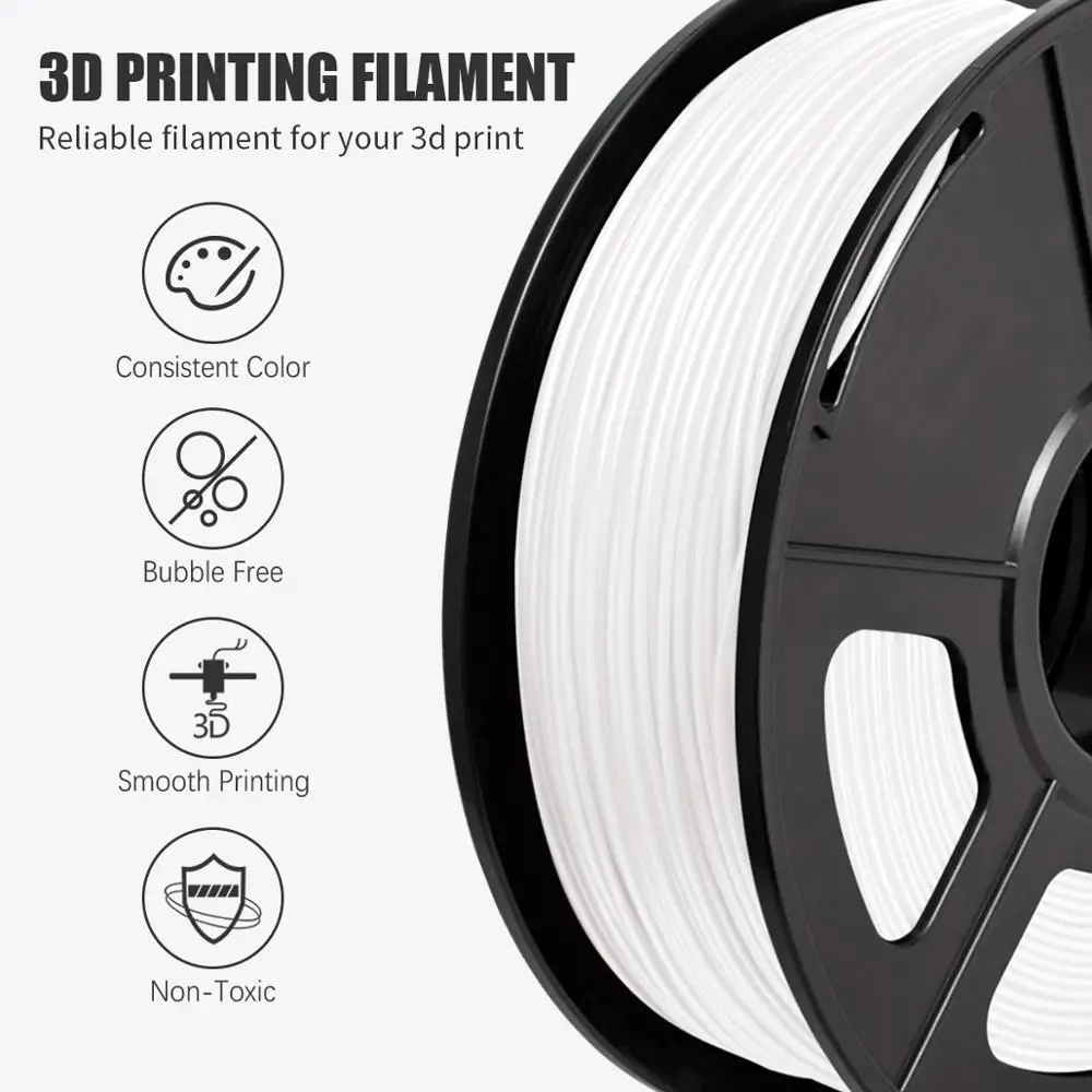 AW PLA 1.75mm 1kg Tolerance +/-0.02mm Filament Environmentally Friendly Non-toxic 100% No Bubble for FDM 3D Printer Materials