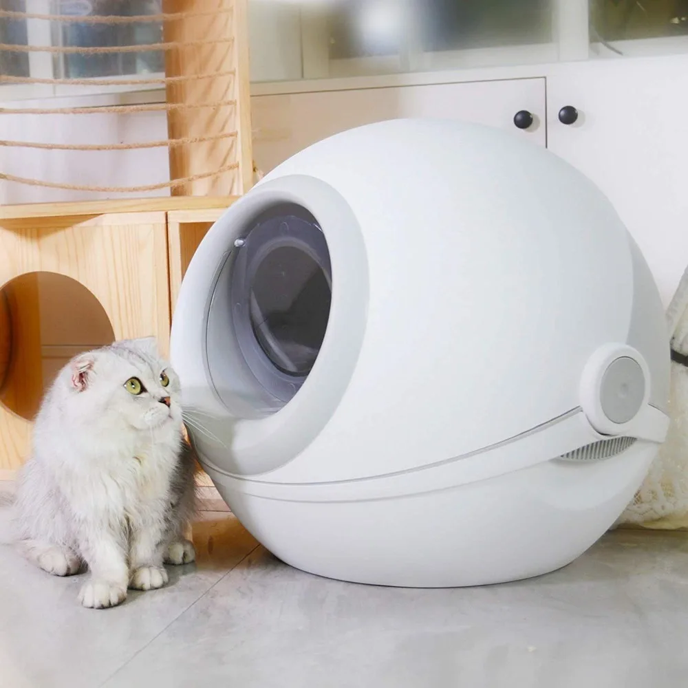Коробка для кошачьего туалета с кошачьим туалетом полностью закрытая