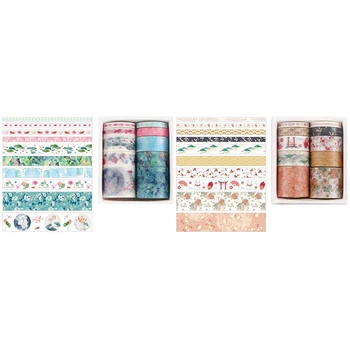 

HOT-20pcs Decorative Kawaii Washi Tape Set Japanese Paper Stickers Japanese Stationery Scrapbooking - 10pcs B & 10Pcs H