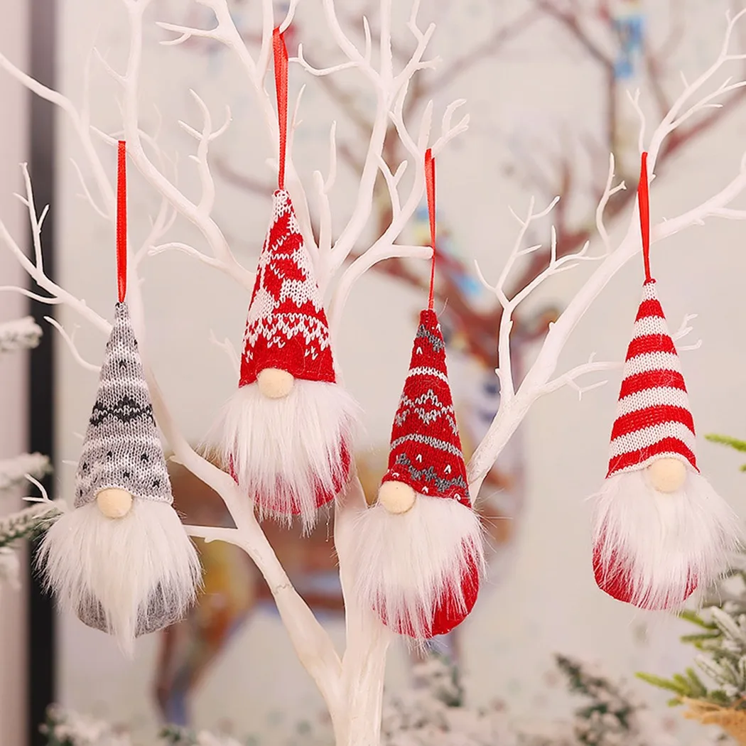 Christmas Gnomes Plush Santa Doll Xmas Gonk Dwarf Elf Decoration Gifts Ornaments 