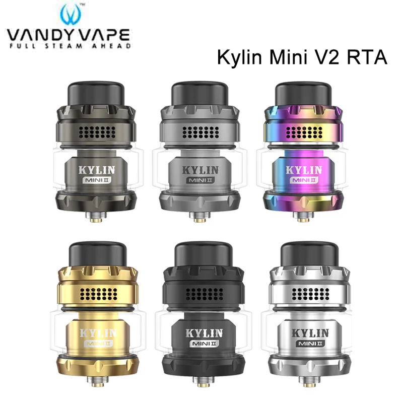 Оригинальный атомайзер Vandy Vape Kylin Mini V2 RTA Tank 5 мл подходит для готовой сплавленной
