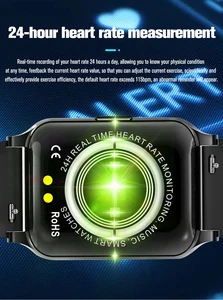 Image 4 - Smartwatch 1.65 "Full Touch Screen Heart Rate Monitor Smartwatch กิจกรรม Trackers ฟิตเนสกันน้ำสำหรับ IOS Android