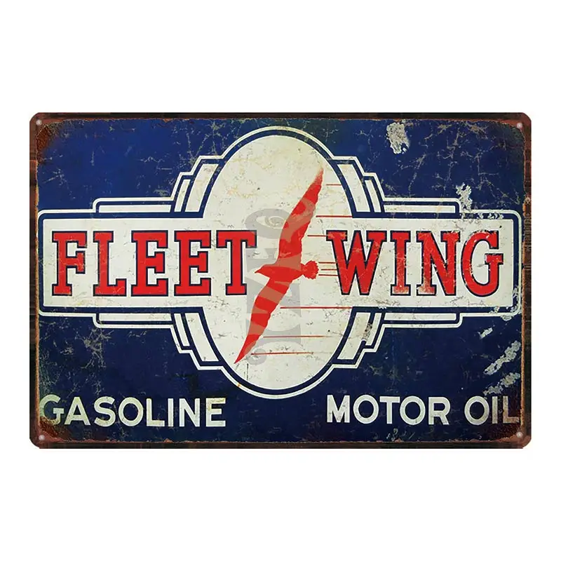 Жестяной знак Motor Oil для гаража потертый шикарный металлический винтажный