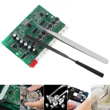 2 шт./компл. Пинцет 1,0 мм Нержавеющая сталь пинцет прямой прецизионных инструментов для ремонта в стиле «сделай сам»; модель Полировочный напильник