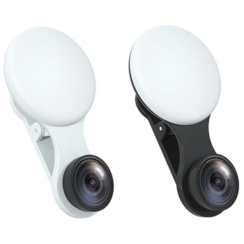 

Universal Ring Light Selfie Mobile Phone Lens Portable Flash LED Luminous Clip Light for iPhone Smart Phone