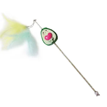 

Pet Toys Teasing Feather Tease Funny Cat Stick Pet Toy Crystal Tube Tassel Bell Interactive Tease Cat Rod 2020