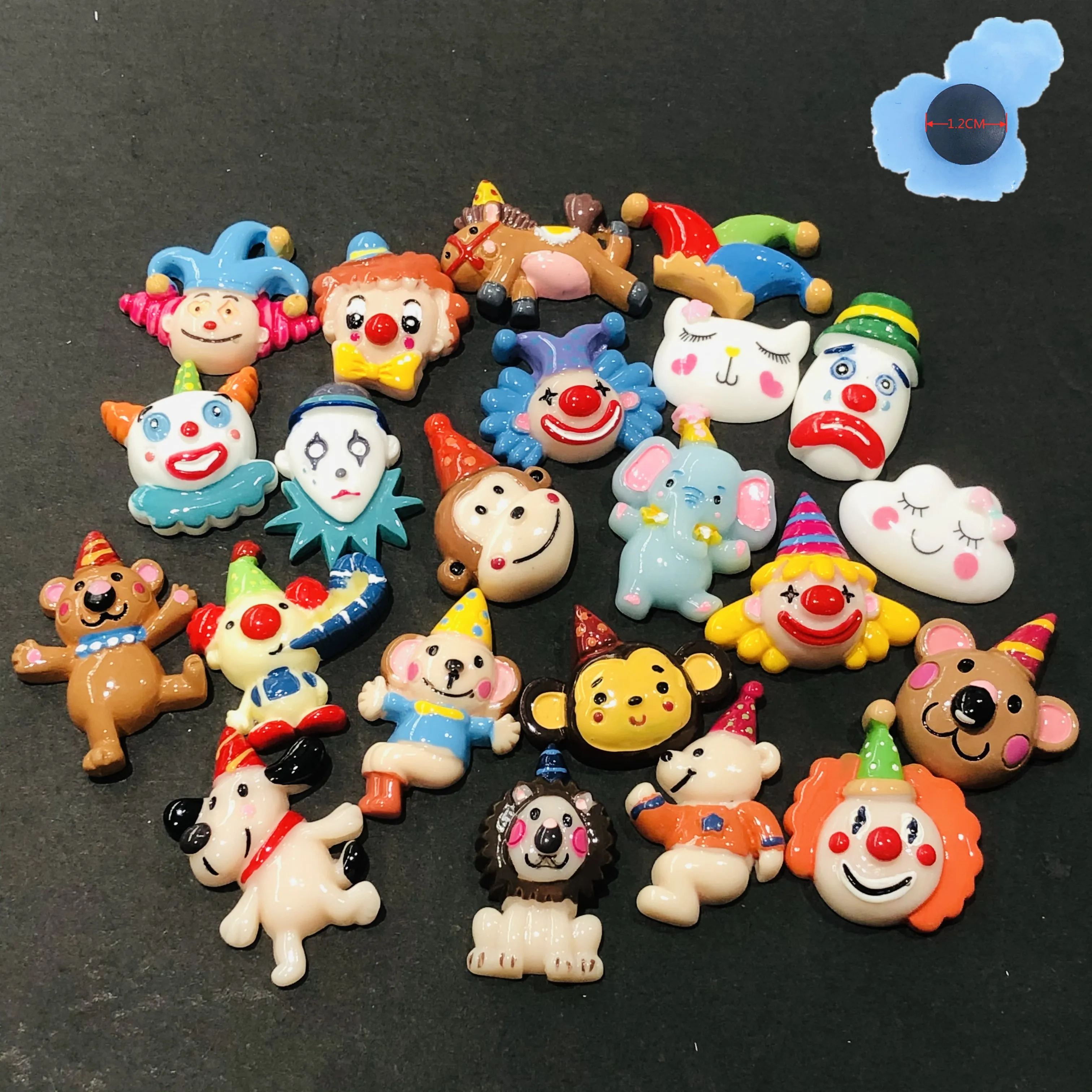 

Hot Selling 1PCS Clown Money Children Fashion Shoes Accessories Resin Shoe Clog For Kids Slipper Charms Birthday Gifts