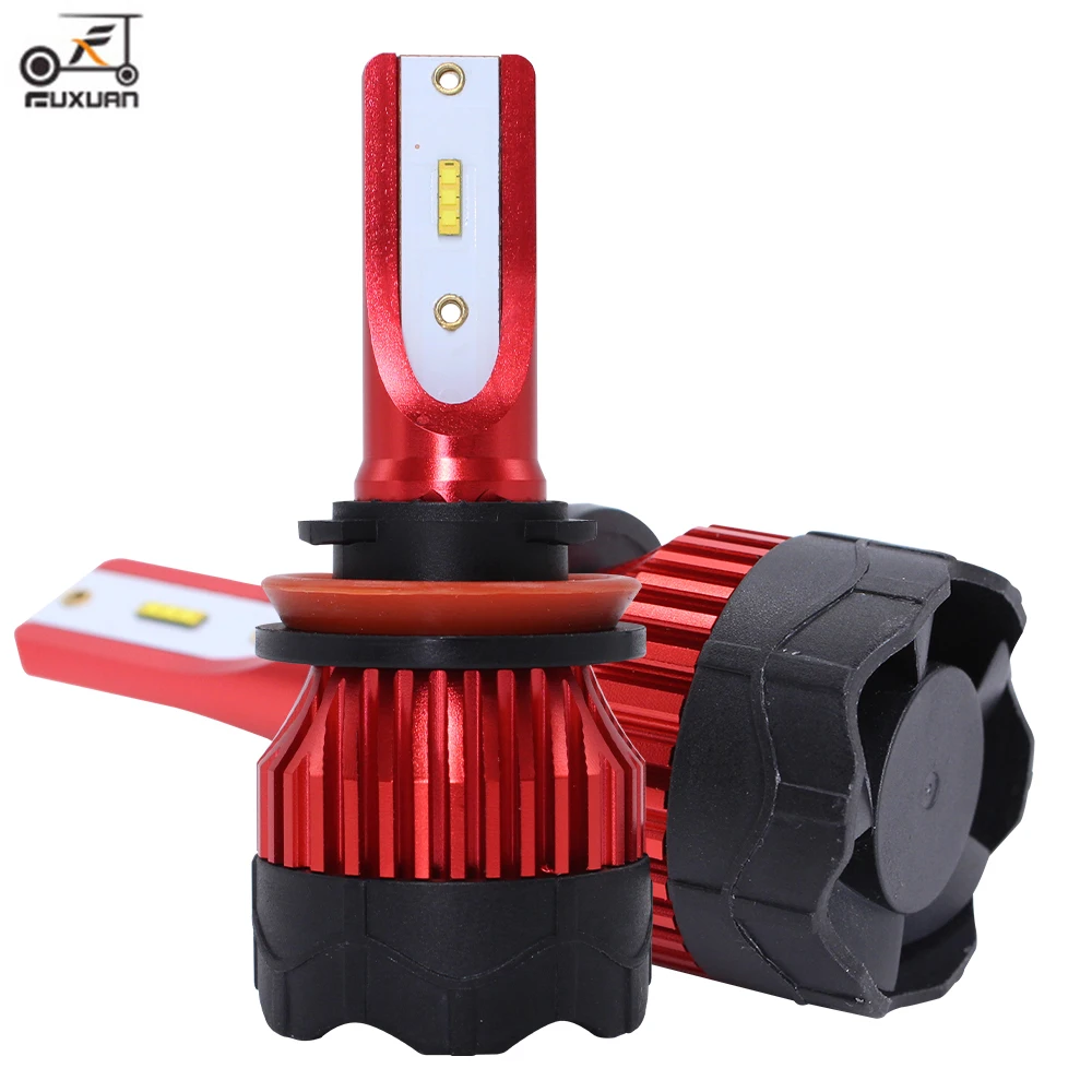 

FUXUAN K5 2Pcs H4 LED Bulb H7 H11 H8 9006 HB4 9005 HB3 Auto Car Headlight 90W 18000LM High Low Beam Bulbs Automobile Lamp 6000K