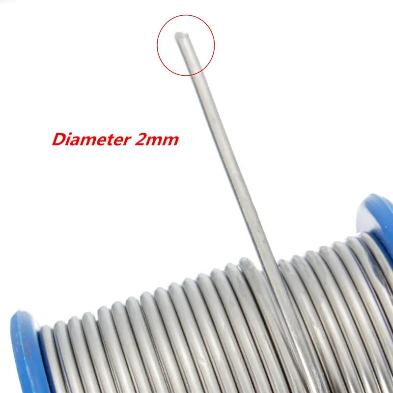 

2mm 500g Sale 60/40 Tin Lead Line Soldering Rosin Core Solder Flux 2.0% Welding Wire 57 x 53 mm