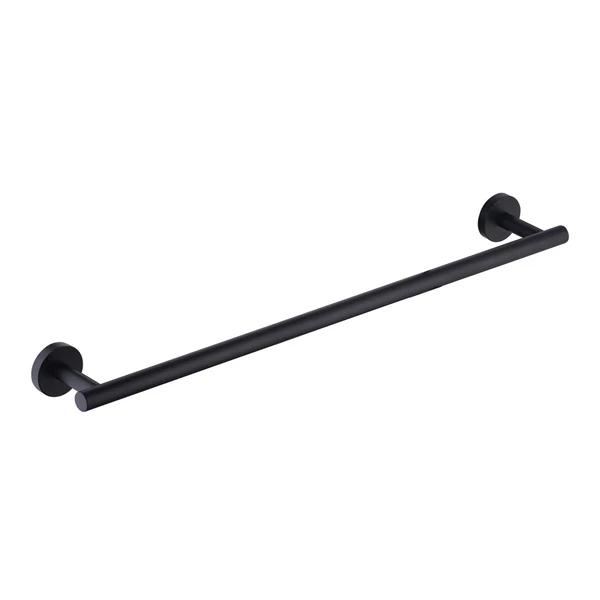 

24 Inches Matte Black Towel Bar for Bathroom Kitchen Hand Towel Holder Dishcloths Hanger Stainless Steel Wall Mount No Drill