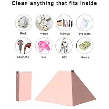 

UV Cell Phone Sterilizers Box Disinfection Case Cleaner UVC