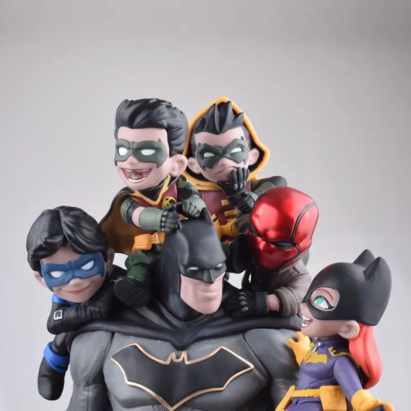  DC Comics Batman Family Q-Master Diorama Statue Figure Toy Brinquedos Figurals Model Gift