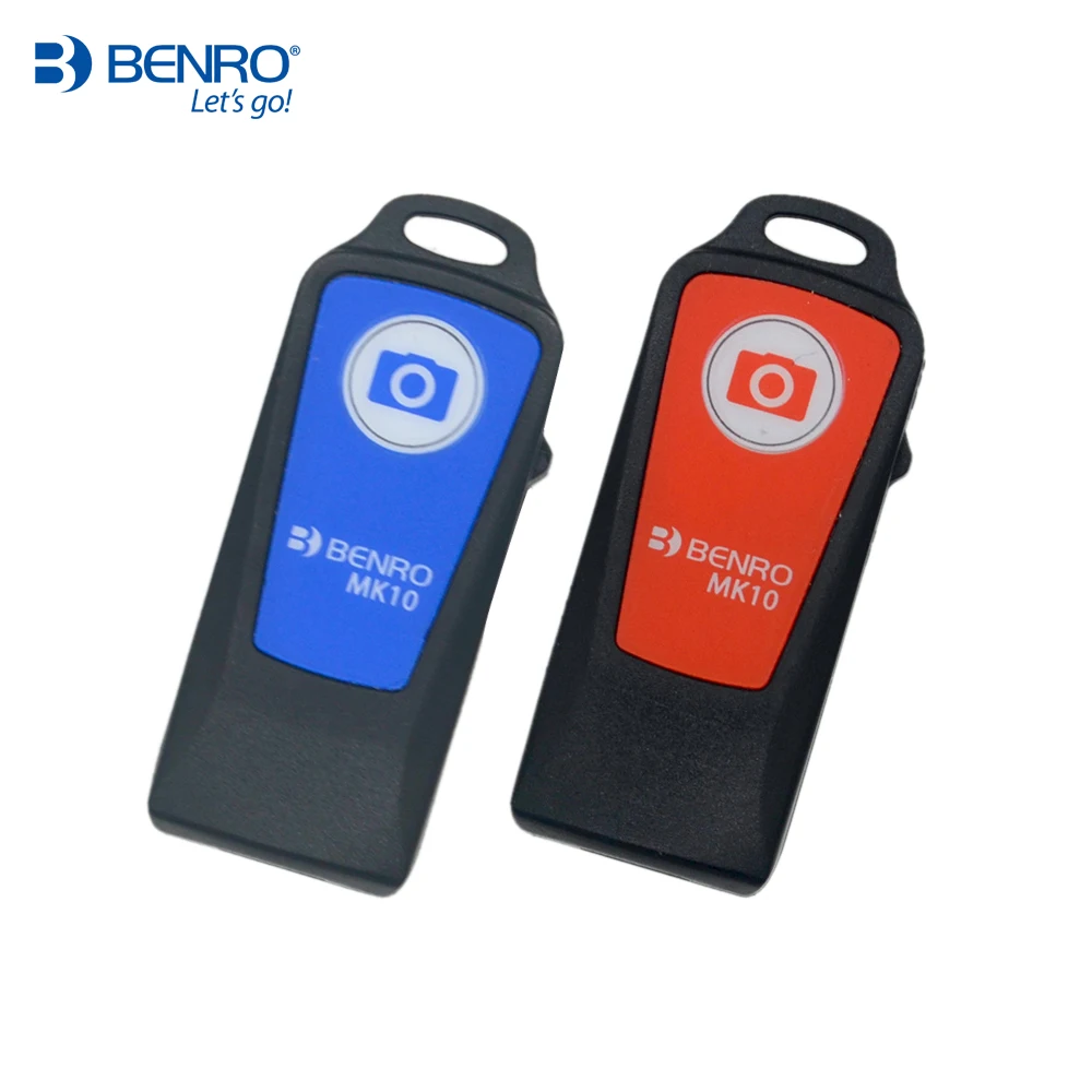 Camera Remote Shutter Button Camera Remote Shutter Release Benro MK10B Remote Control For MK10 SC1 Selfie Stick Universal Wireless Bluetooth Controller Rechargeable For Tripod Monopod