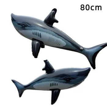 

Large Inflatable Blow Up Floating Shark Simulation Whale Fish Ballons Party Prop Fun Summer Beach Pool Decoration Toys