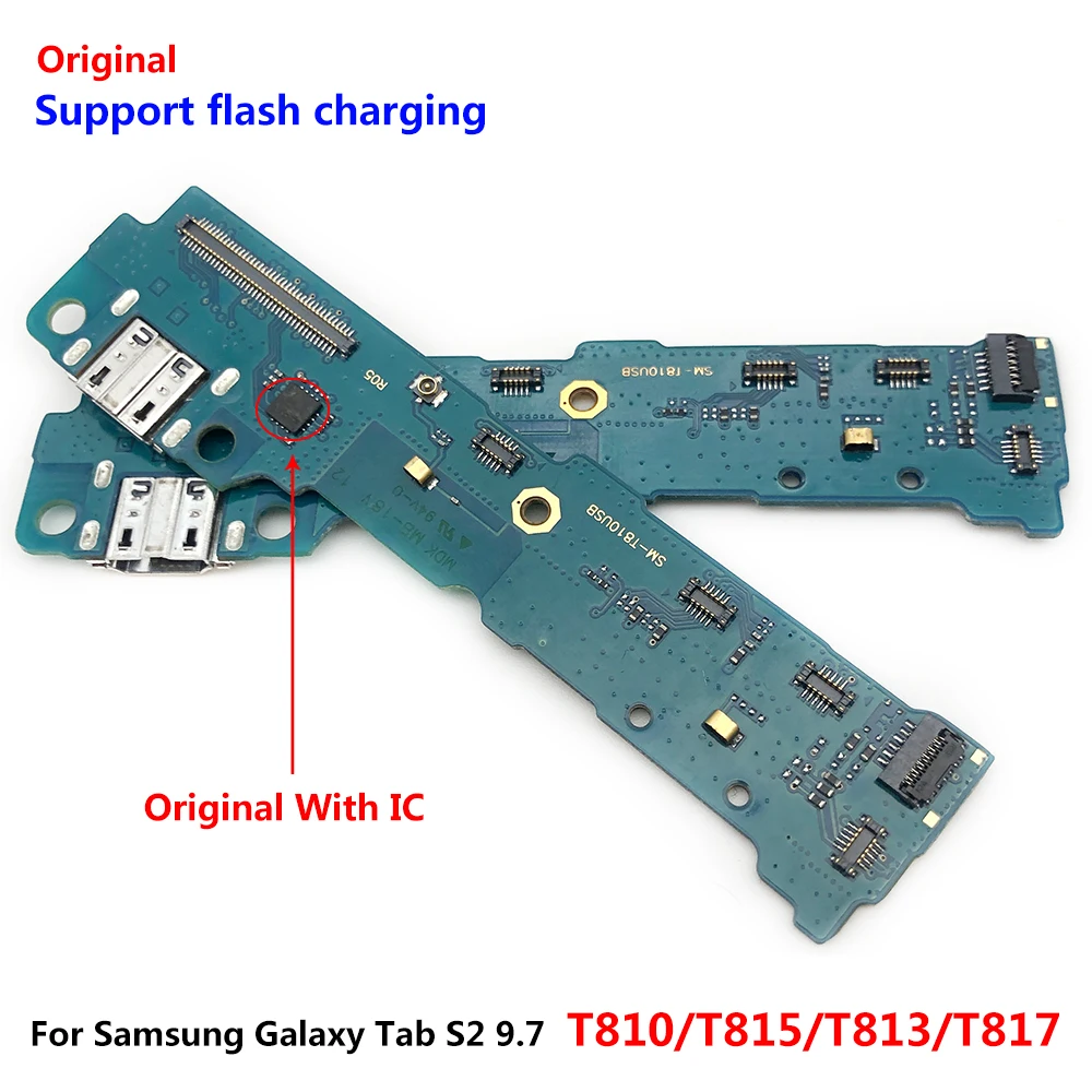

NEW For Samsung Tab T810 T815 T813 T817 T590 T595 T830 T835 USB Charging Connector Dock Board Flex Cable