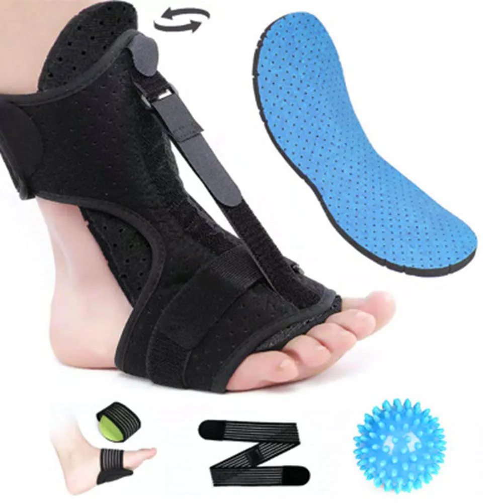 1pc Adjustable Plantar Fasciitis Foot Splint Drop Orthotic Brace