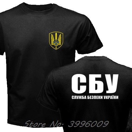 New Fashion Summer New Spetsnaz Ukraine Special Forces Alpha Group Military T-Shirt Print T Shirt Men
