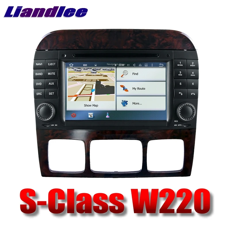 Liandlee автомобильный мультимедийный плеер NAVI для Mercedes Benz S W220 1998 ~ 2005 система