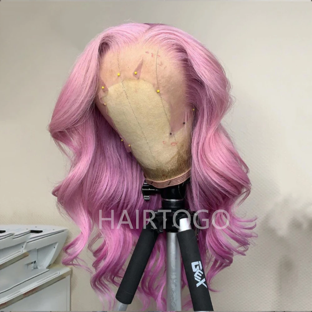 613 colored human hair wigs for women body wave Platinum ash Blonde grey Lace Front Wig brazilian hair hd transparent 13x4