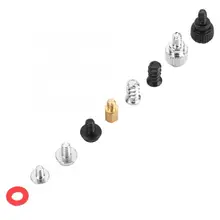 Stainless Self Tapping Screws 202Pcs Motherboard Hard Disk Screws PC Assortment Kit Computer Repairing Accessories Storage Box mtgather 165pcs set computer screws kit for motherboard pc case cd rom hard disk notebook application for pc maintenance etc