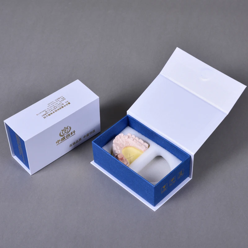 Customized Clamshell Box For Dental Mold With Sponge Packing Box