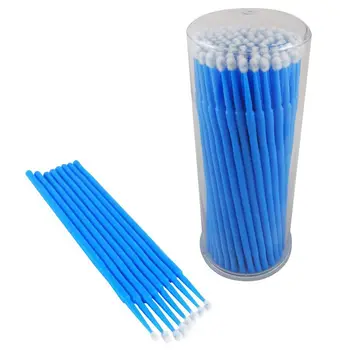 

100pcs 2.5mm Disposable Micro Applicator For Automotive Paint Chip Repair Car Gap Cleaning for Car Wash Maintenance