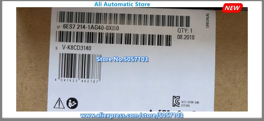 S7-1200 Plc 6Es7214-1Bg40-0Xb0 6Es7214-1Ag40-0Xb0 6Es7214-1Hg40-0Xb0 Nuovo