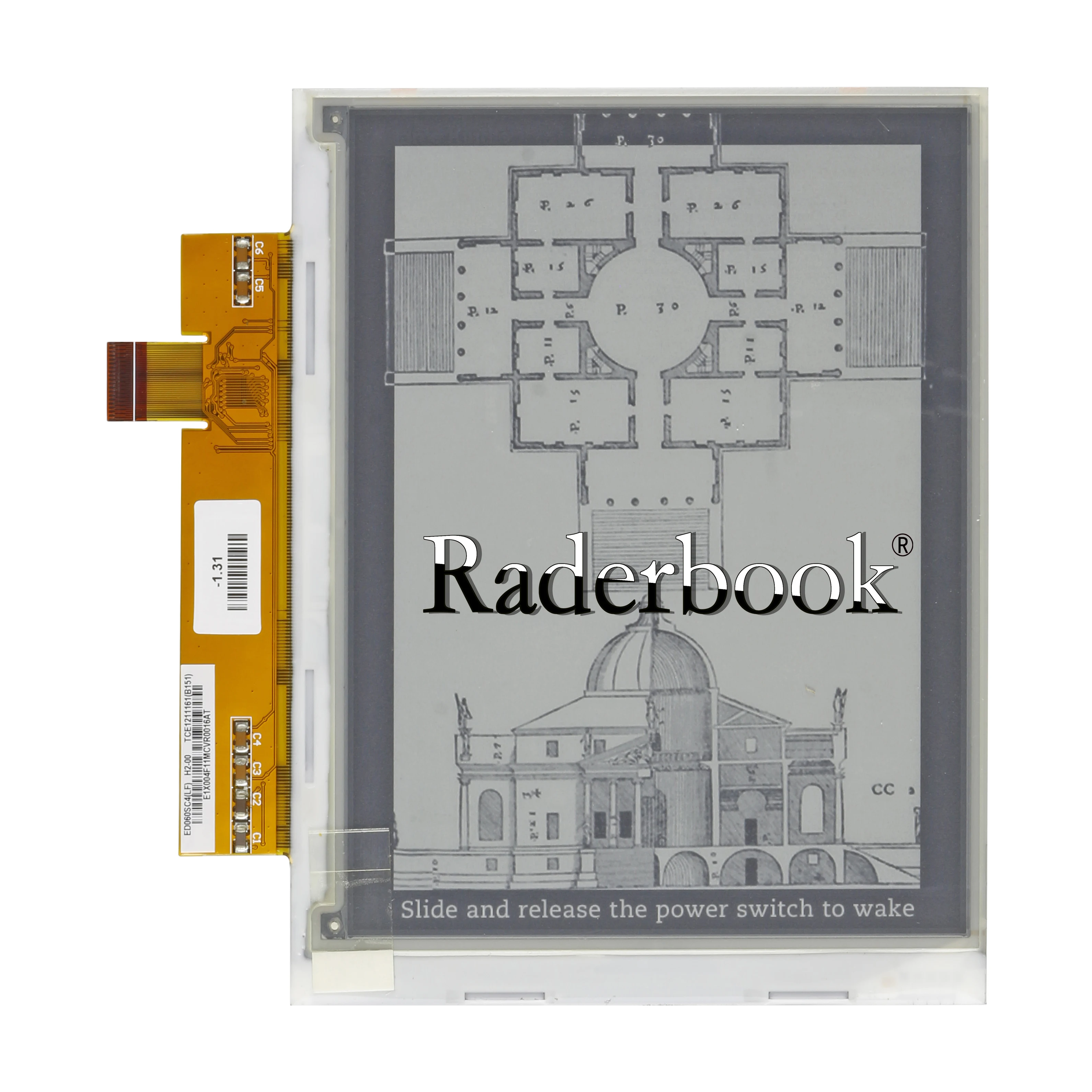 Tela para Pocketbook 100 Original Ed060sc4 lf h2 Display de 301 Plus Sony Prs500 600 Kindle Above Story