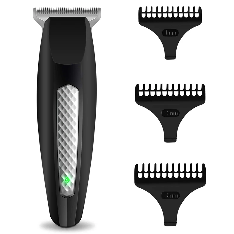 Recortador de barba/pelo con forma de T para contorno, Kit de herramientas de corte de pelo con cortadora de pelo de precisión inalámbrica, cortapelos para el hogar