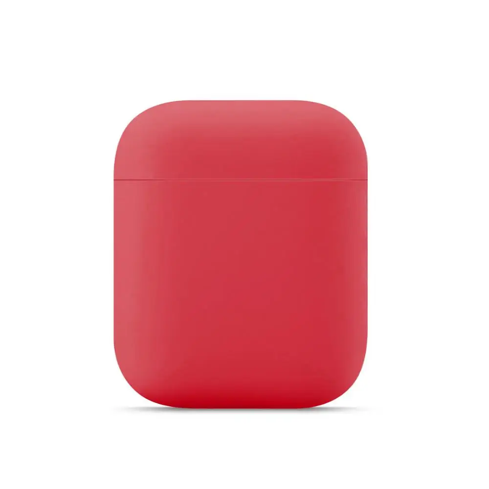 Funda protectora de silicona compatible con el estuche de Airpods 2 y 1  generación de Apple (paquete de 2), color rosa-turquesa