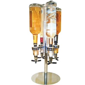 

Promotion Inversion 4-Station Liquor Dispenser Bar Butler Wine Dispenser Alcohol Bottle Dispenser Drinking Pourer Bar accessorie