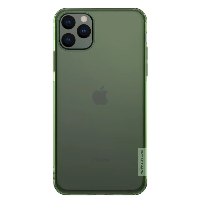 Чехол из ТПУ для Apple iPhone11/iPhone 11 Pro Max NILLKIN натуральный прозрачный силиконовый мягкий чехол для Apple iPhone 11 Pro Чехол - Цвет: Green