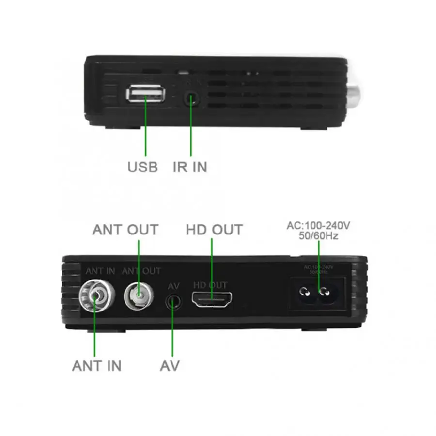 Приставка ТВ мини HD DVB-T2 K2 STB USB2.0 домашний мультимедийный цифровой ТВ приёмник(ЕС 100-240 В) tdt ТВ приёмник