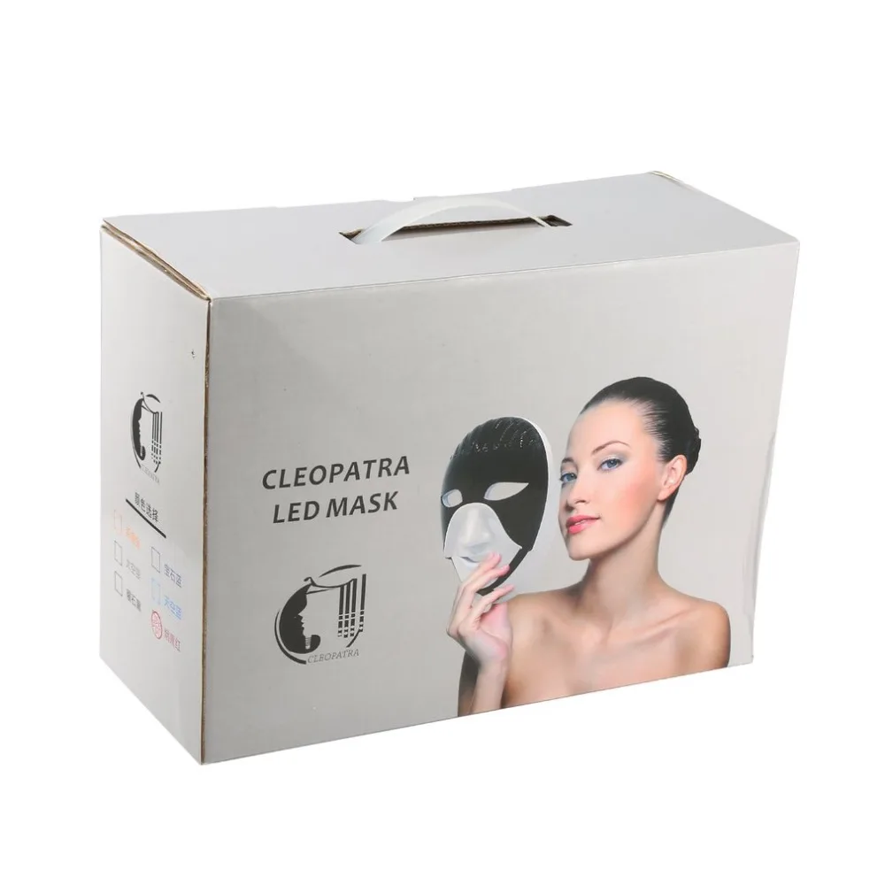 2019 Новая задняя крышка Cleopatra Led Touch Led маска дизайн прибор фотоомоложения цвет красота инструмент лицевой шеи