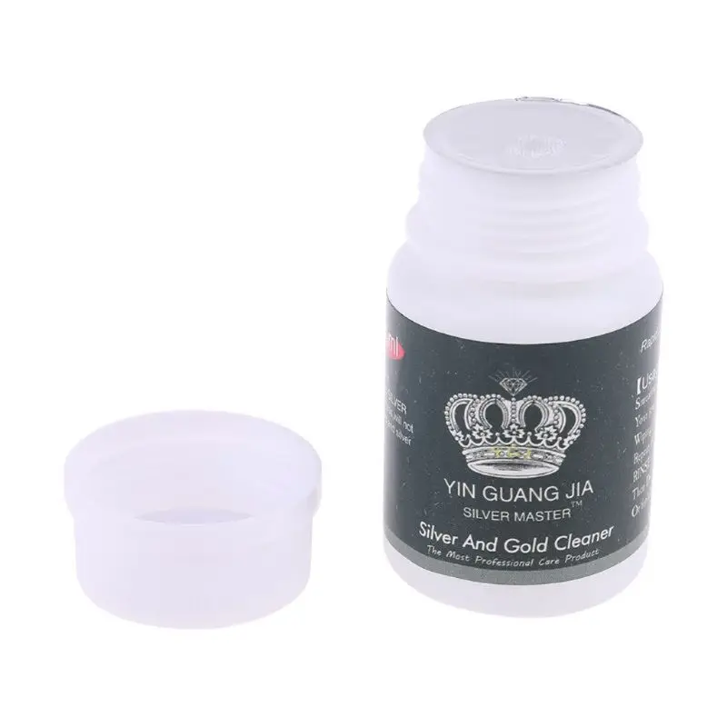 2Pc Jewelry Cleaning Versatile Rust Remover Anti Tarnish Protection Ring Diamond Rust Detergent 40ml Silver Gold Clean DropShip